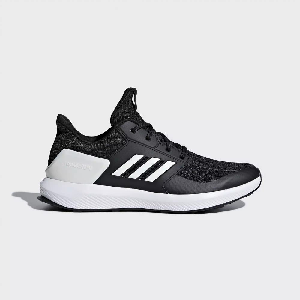 Adidas RapidaRun Knit Tenis Para Correr Negros Para Niña (MX-57731)